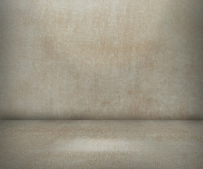 Empty top of  stone ground on concrete wall background texture grunge and surface with space or display for add text or image and product. Loft style interior design.