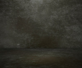 Empty top of  stone ground on concrete wall background texture grunge and surface with space or display for add text or image and product. Loft style interior design.