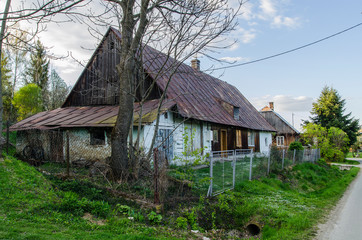 Fototapeta na wymiar Drewniany dom 