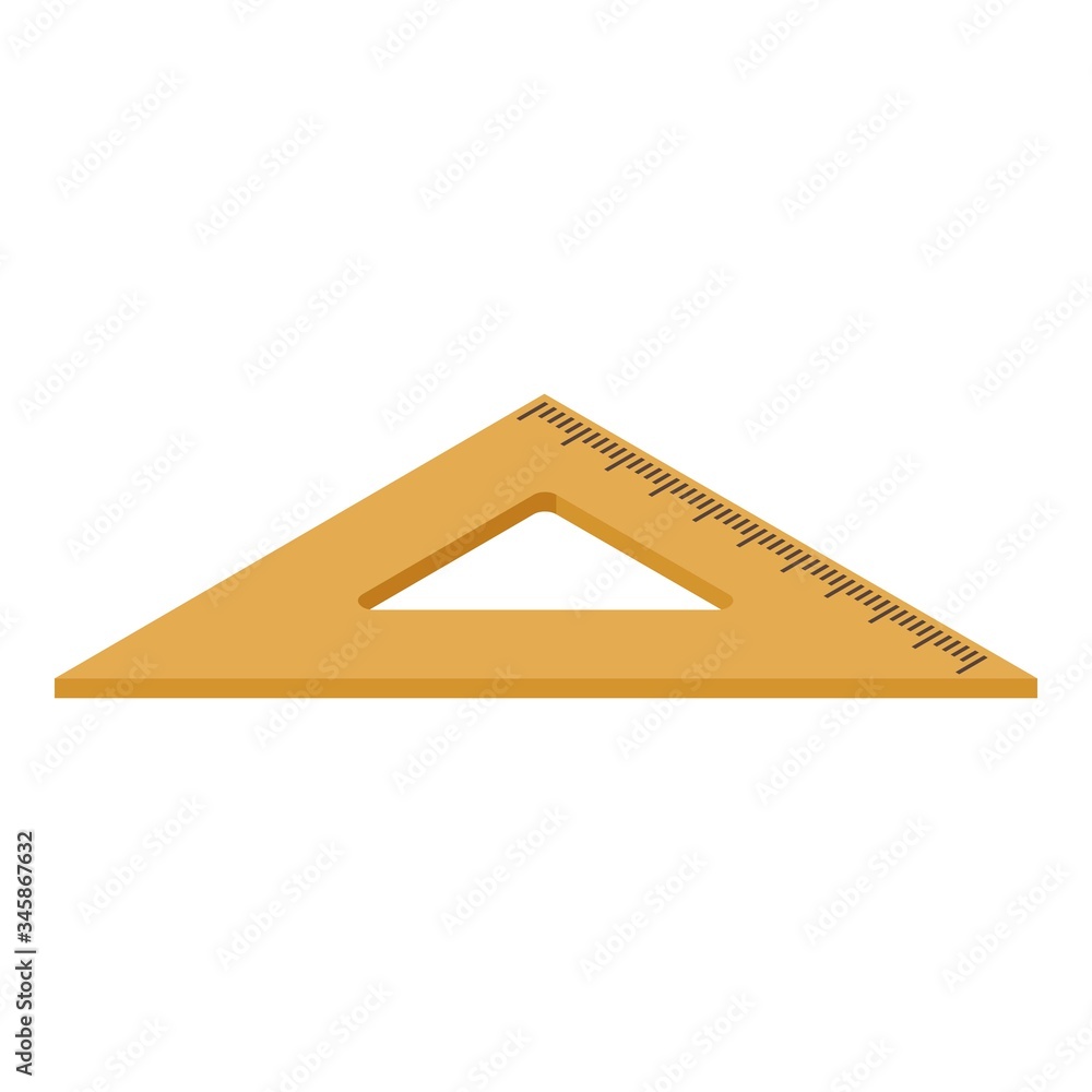 Poster angle ruler icon. isometric of angle ruler vector icon for web design isolated on white background