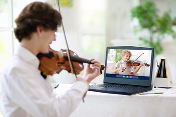 Violin lesson online. Music remote tuition.