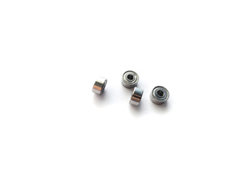 The small single-row ball bearing. It can be used in the cooling fan of the computer.