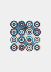 Colour Dots Universe Logo art design illustration