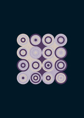 Colour Dots Universe Logo art design illustration