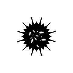 Vector illustration of corona virus icon