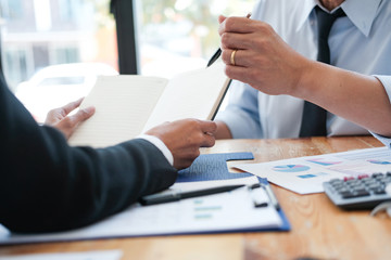 Business People Meeting Design Ideas professional investor working new start up project. Concept. business planning in office