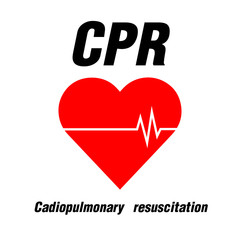 heart cpr medical icon vector design	