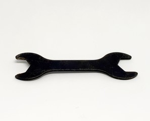adjustable wrench isolated on white background