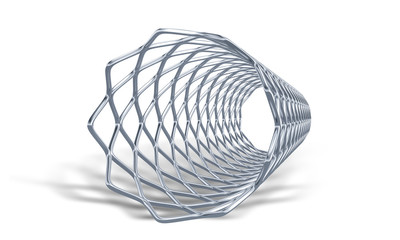 3d illustration of Heart stent

