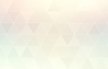 Fototapeta premium Light triangular pastel background. Crystal geometric abstract texture. Subtle pattern.