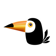 toucan bird in cartoon style © oksana