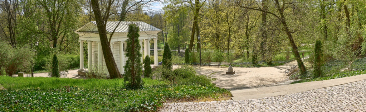Sibylla Temple in the Royal Lazienki Park in Warsaw (Lazienki Krolewskie)