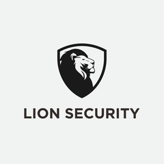 security lion logo / lion vector
