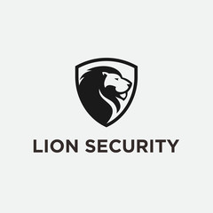 security lion logo / lion vector