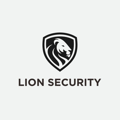 security lion logo / lion vector