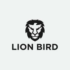 lion bird logo / lion logo
