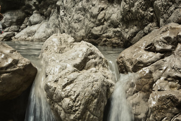 Rock with water