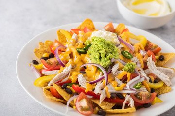 Chicken nachos