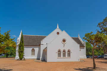 White Dutch Reformed Church in Franschhoek, South Africa