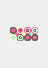 Colour Dots Universe Logo art design illustration