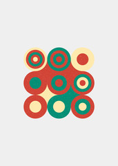 Colour Dots Universe Logo art design illustration