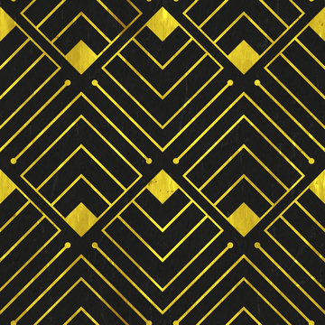elegant geometric seamless art deco pattern