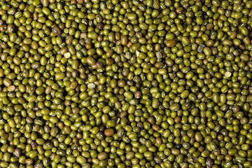 Heap of beans. Raw beans texture background.