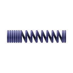 Isolated object of coil and metal sign. Graphic of coil and steel stock symbol for web.