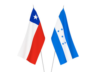 Honduras and Chile flags