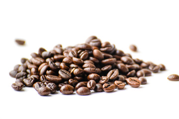 Coffee beans after roasting