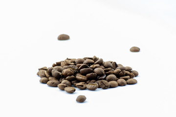 Coffee beans after roasting