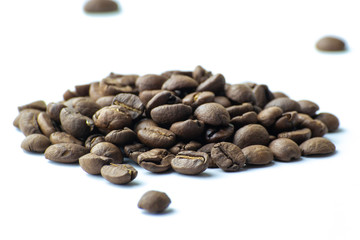 Coffee beans after roasting