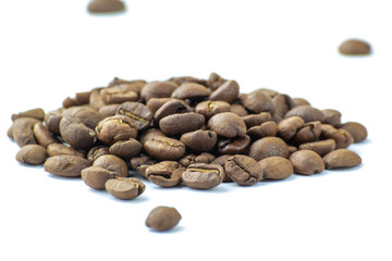 Coffee beans after roasting