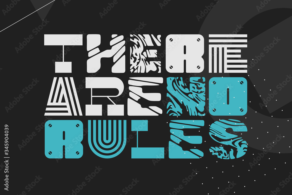 Poster modern vector poster with inspirational text quote 