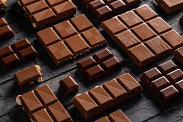 Sweet tasty milk chocolate