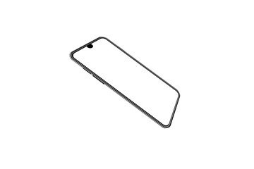 3d illustration of a smart phone isolated on white