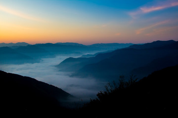 Sea of clouds in Miyoshi Tokushima
