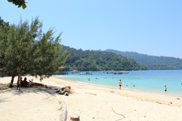 beach in Malaysia(Kota Kinabalu)