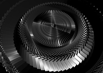 Metal background. Aluminum abstract. industrial background. 3d illustration