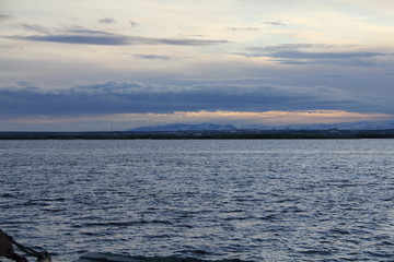 Obraz premium clouds over the sea