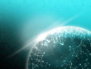 global network background  © SENKI