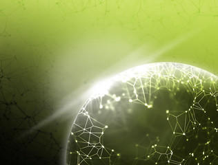 global network background  © SENKI