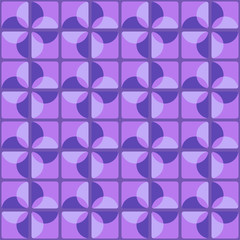 Fototapeta premium Clear geometric forms. Abstract vector seamless pattern.