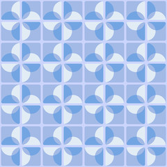 Clear geometric forms. Abstract vector seamless pattern.