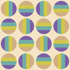 Obraz premium Clear geometric forms. Abstract vector seamless pattern.