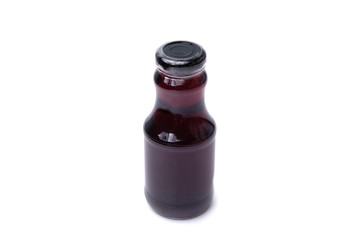 Juice bottle isolate on white background 