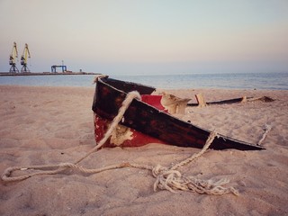 boat on the beach