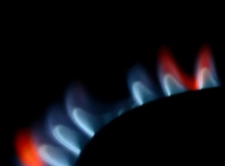 gas stove flame