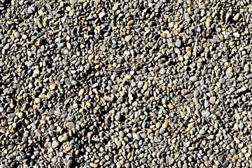 Spread small gravels