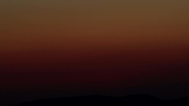 Sunset timelapse against the background of the Jerusalem mountains